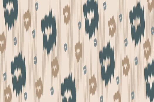 resumen verde azulado y bronceado impresión tela textura. Uzbekistán modelo diseño para fondo, fondo de pantalla vector