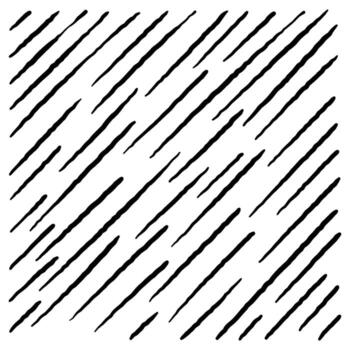 Diagonal scribble texture with short hatched lines in seamless square hand drawn tile vector
