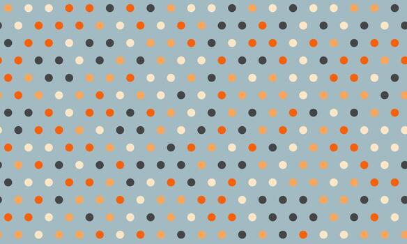 Delightful pastel polka dot pattern. Perfect for backgrounds, textiles, or playful designs. This cheerful, subtly textured image evokes feelings of happiness and retro style. vector
