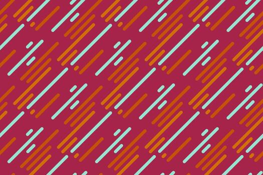 dinámica resumen geométrico modelo. vibrante diagonal líneas en verde azulado, quemado naranja, y carmesí crear un moderno, energético diseño. ideal para antecedentes, textiles, o sitio web diseño. vector