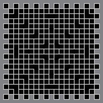 Line with shape abstract pattern design vector