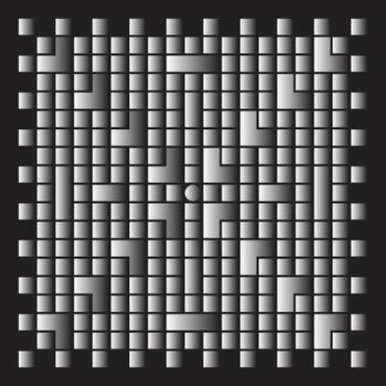 resumen forma con línea modelo y negro y blanco degradado color vector