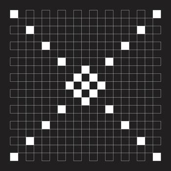 Abstract line and white shape pattern design vector