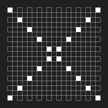 Abstract line and shape pattern design vector