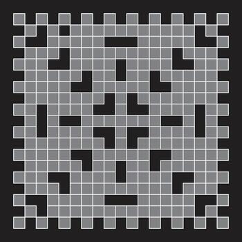 Abstract line and white shape pattern vector