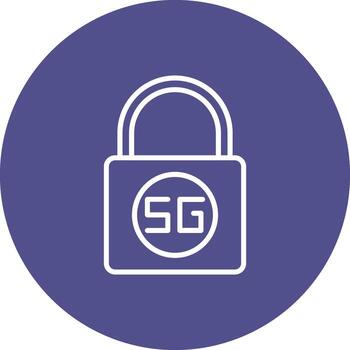 Lock of secure key padlock vector