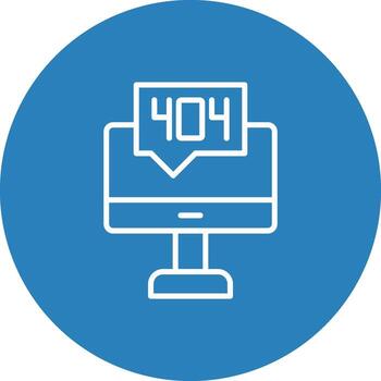 404 error de web página roto vector