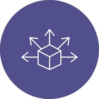 descentralizado de cripto blockchain abierto vector