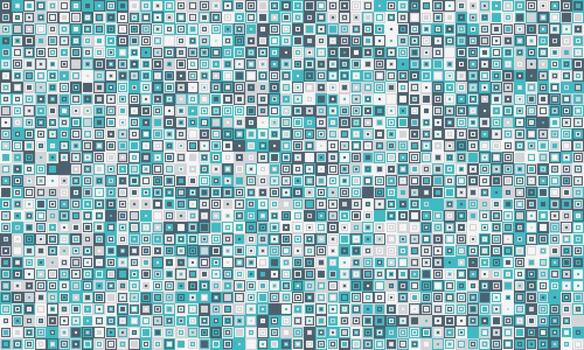 resumen mosaico de verde azulado y gris cuadrícula, ideal para antecedentes, sitio web diseño, o tecnología presentaciones vector