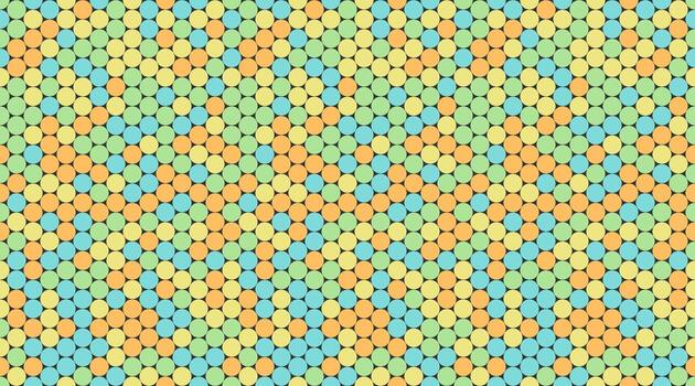 vibrante pastel círculos crear un dinámica, geométrico modelo. Perfecto para sitio web antecedentes, textil diseño, o juguetón marca, esta imagen evoca sentimientos de optimismo y energía. vector