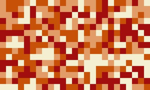 Abstract pixel art background. Warm, earthy tones create a textured, mosaic effect perfect for website banners, presentations, or modern design projects. vector