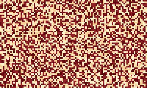 resumen píxel Arte antecedentes. rojo y beige mosaico modelo evoca sentimientos de calor, energía, y sutil caos. ideal para sitio web pancartas, digital arte, textil diseños, y más. vector