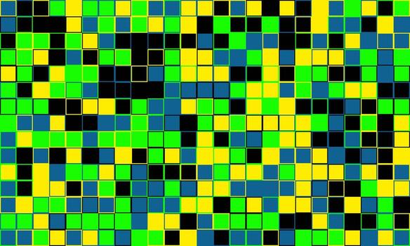 vibrante mosaico de vistoso cuadrícula. Perfecto para antecedentes, textiles, o digital Arte proyectos representa datos, energía, o moderno diseño. un dinámica y visualmente sorprendentes resumen modelo. vector