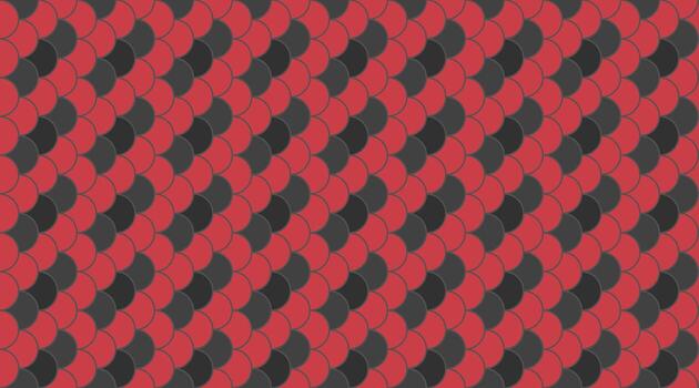 Abstract red and black geometric pattern. Repeating scale design ideal for backgrounds, textures, website design, and print projects. Modern, stylish, and visually engaging. vector