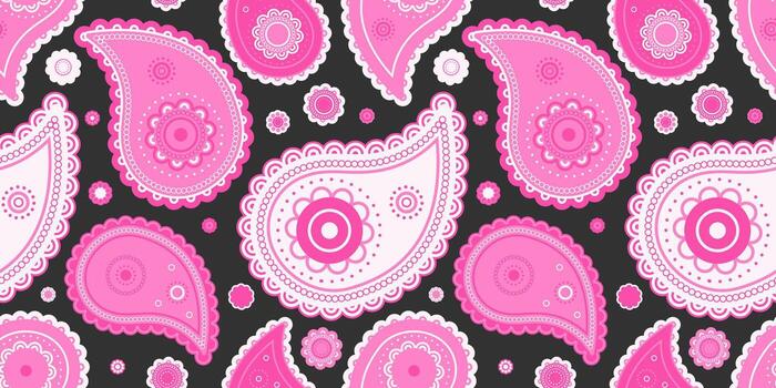 Paper medallion with floral pattern herb. Awesome paisley as custom complexity. Invitation retro style with curly orient. vector