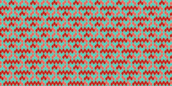 resumen geométrico sin costura modelo. vibrante rojo y verde azulado color paleta crea un dinámica, moderno diseño ideal para textiles, sitio web antecedentes, o marca proyectos vector