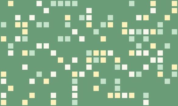 Abstract pixelated pattern. Soft pastel colors on a muted green background create a calming, modern design perfect for websites, presentations, or textile prints. vector