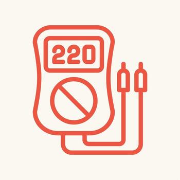 Meter display symbol artwork trendy useful Illustration design elegant colorful background vector