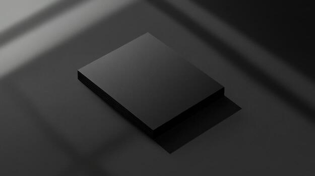 Dark product mockup, shadows photo