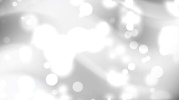 branco bokeh fundo com borrado círculos do luz adequado para abstrato fundos, festivo desenhos, bokeh sobreposições, feriado projetos, e romântico conceitos. video