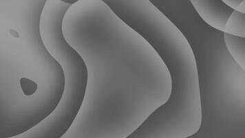 Gray organic shapes create a flowing abstract grayscale background, perfect for contemporary design projects, artistic compositions, and creative concepts. video