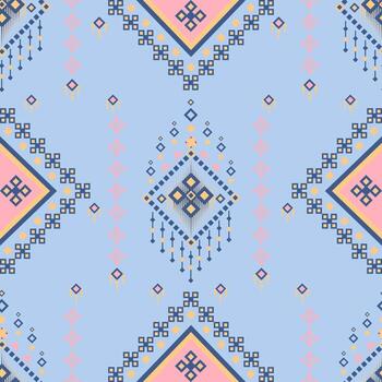 Geometric pastel pattern design vector