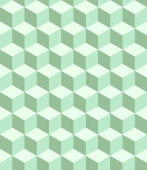 sin costura modelo de 3d isométrica sagrado geometría cuadrícula gráfico deco hexágonos vector