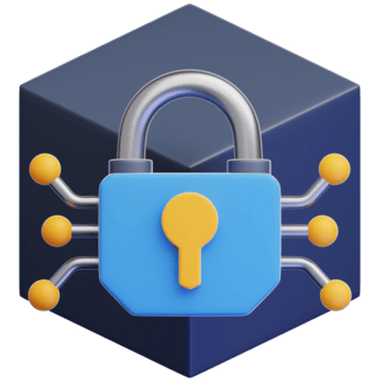 een digitaal hangslot vertegenwoordigt beveiligen gegevens Aan de blockchain, een sterk symbool van blockchain veiligheid. het is een digitaal illustratie, vertegenwoordigen de modern leeftijd. png