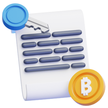 un artistico interpretazione svela un' concetto di un' inteligente contrarre assicurato di chiavi e monete, simboleggiante il mondo di in linea finanza, e un' intravedere in il digitale futuro. png