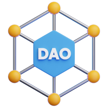 un futurista dao, descentralizado autónomo organización, conceptual Arte presentando el resumen representación de el interconectado nodos y el subyacente estructuras de digital descentralización. png