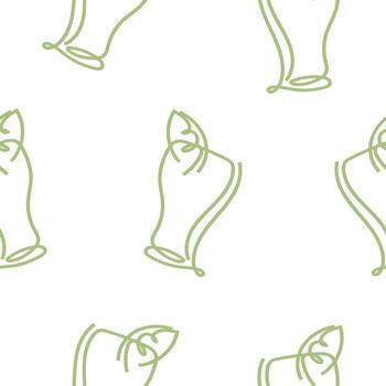 sin costura modelo con rectangular mojito lentes en línea Arte estilo dibujado con varios líneas, para embalaje, textiles o sitios web vector