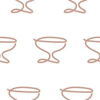 sin costura modelo con redondo hielo crema lentes en línea Arte estilo dibujado con varios líneas, para embalaje, textiles o sitios web vector