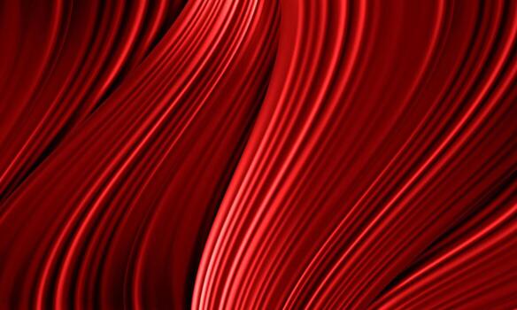Elegant green abstract background with smooth, flowing lines and silky texture. vertical waves. red curtain background. vector