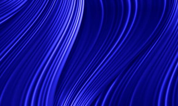 Elegant blue abstract background with smooth, flowing lines and silky texture. vertical waves. artistic motion. vector