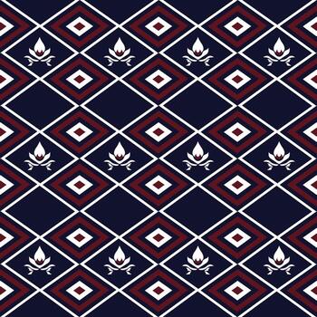 Geometric diamond pattern design vector