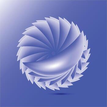 Smooth Gradient Mesh Abstract Backdrop vector