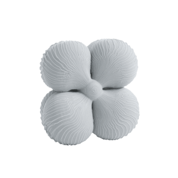 abstrakt blommig strukturera med delikat textural mönster, digitalt återges eterisk form, png