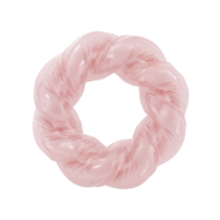 elegante arremolinándose Rosa cuarzo toro en transparente fondo, un símbolo de etéreo belleza y png