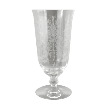 vintage heisey orquídea gelado chá frente png