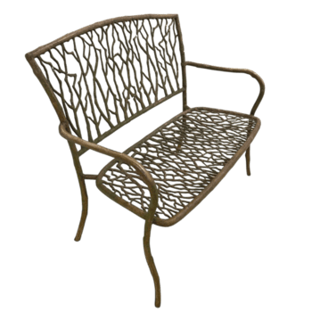 metal ao ar livre Banco árvore detalhamento esquerda png