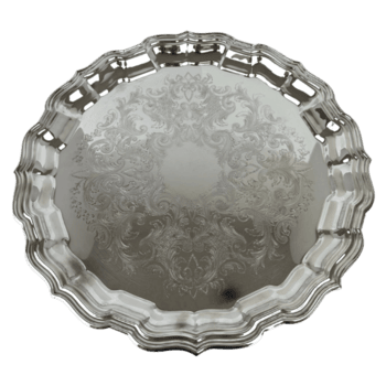 volta recortado Sheffield prata bandeja acima png