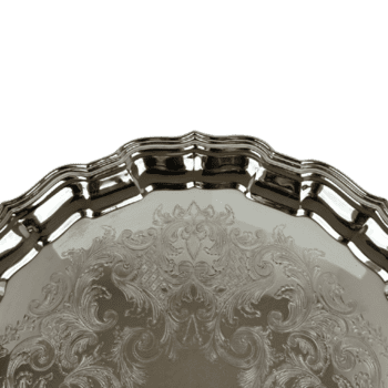 volta recortado Sheffield prata bandeja detalhe png