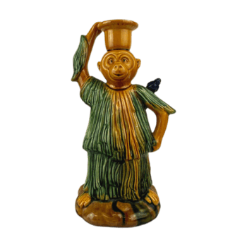 cerâmico macaco vela suporte png