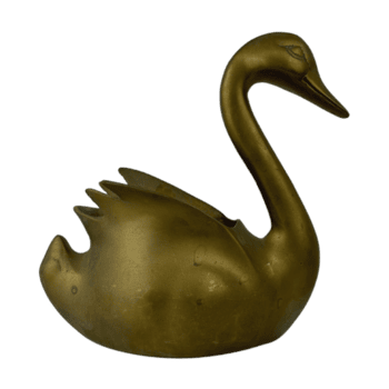 suave latão cisne esquerda png