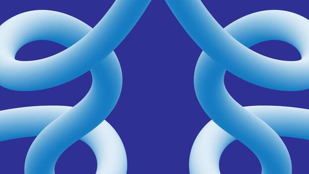 blue abstract curve dynamic background vector