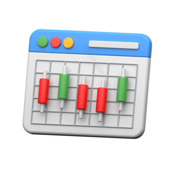 Website dashboard showing trading chart and stock data analysis. png