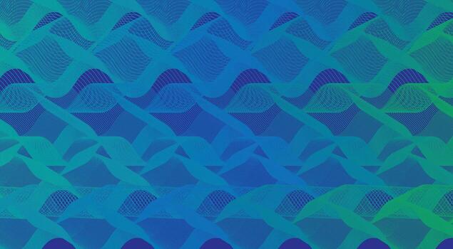 Blend Curved Wavy Lines Abstract Blue Gradient Background Design Illustration vector