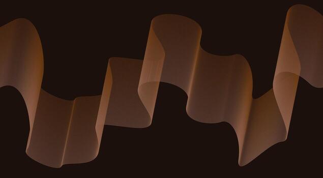 Blend Curved Wavy Lines Background Brown Gradient Abstract Design Illustration vector