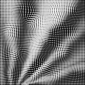 Halftone Pattern. Set of Dots. Dotted Texture on White Background. Overlay Grunge Template. Distress Linear Design. Fade Monochrome Points. Pop Art Wave Circle Backdrop. vector