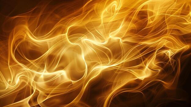 Radiant Golden Swirls of Ethereal Smoke for a Luxurious Event's Visual Theme photo